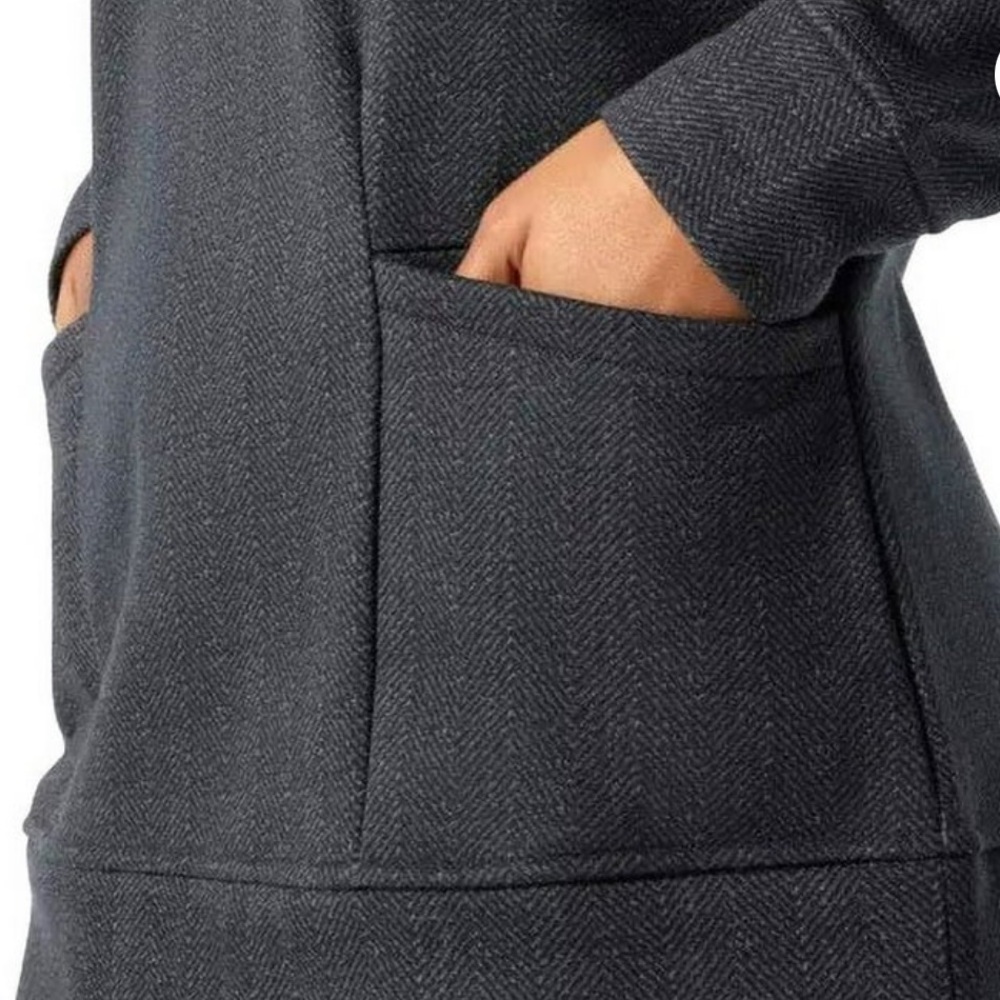 Columbia Gray Long Sleeve Outerwear Cowl Turtleneck Cozy Fleece Pullover Size M - Picture 2 of 12
